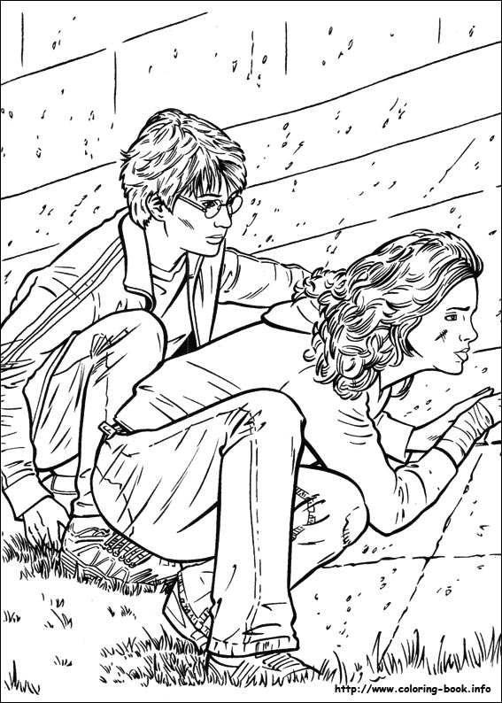 Harry Potter coloring picture